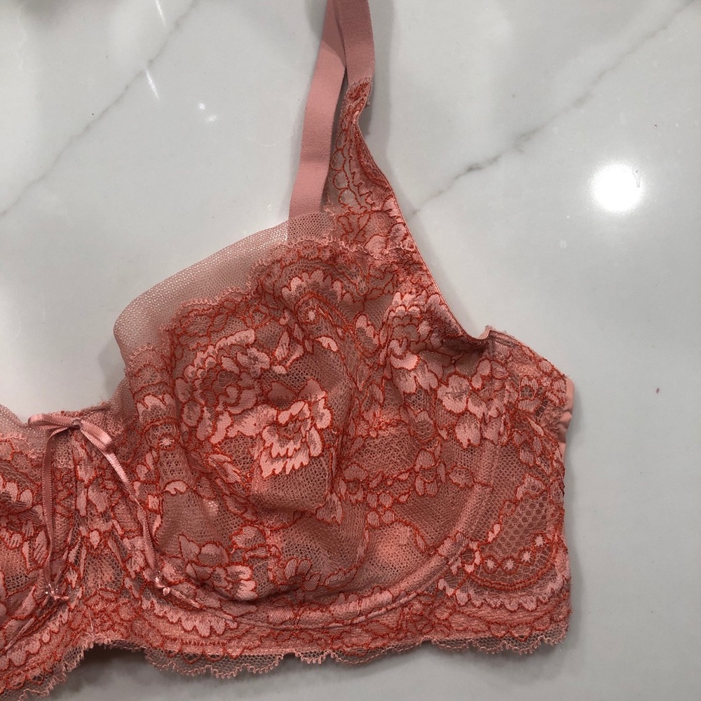 Skarlett Blue Minx Unlined Lace Demi Underwire Bra